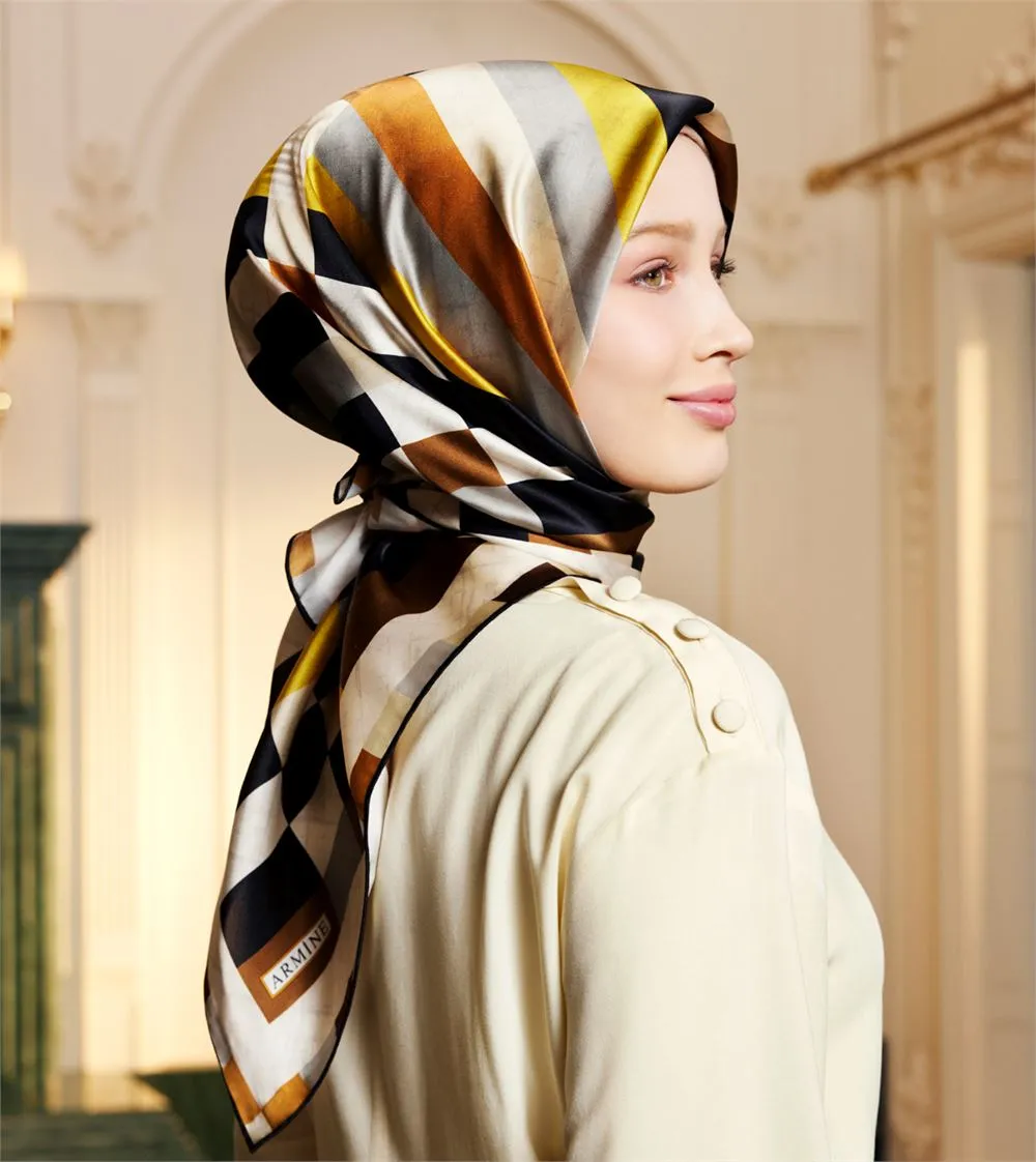 Armine Soraya Square Silk Scarf #32