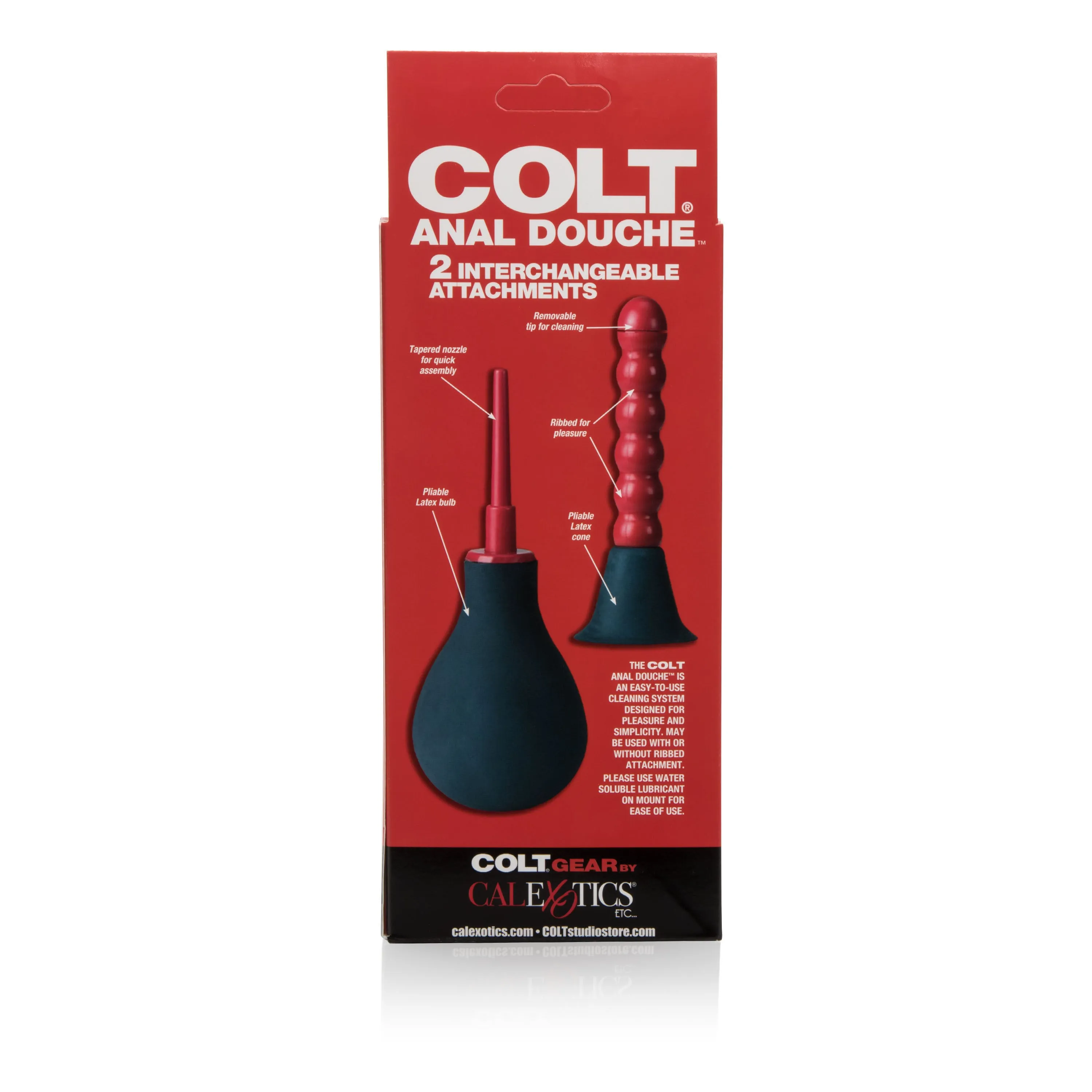 Colt Easy-Peasy Comfort Anal Douche - Dual Tips for Fun and Clean Play