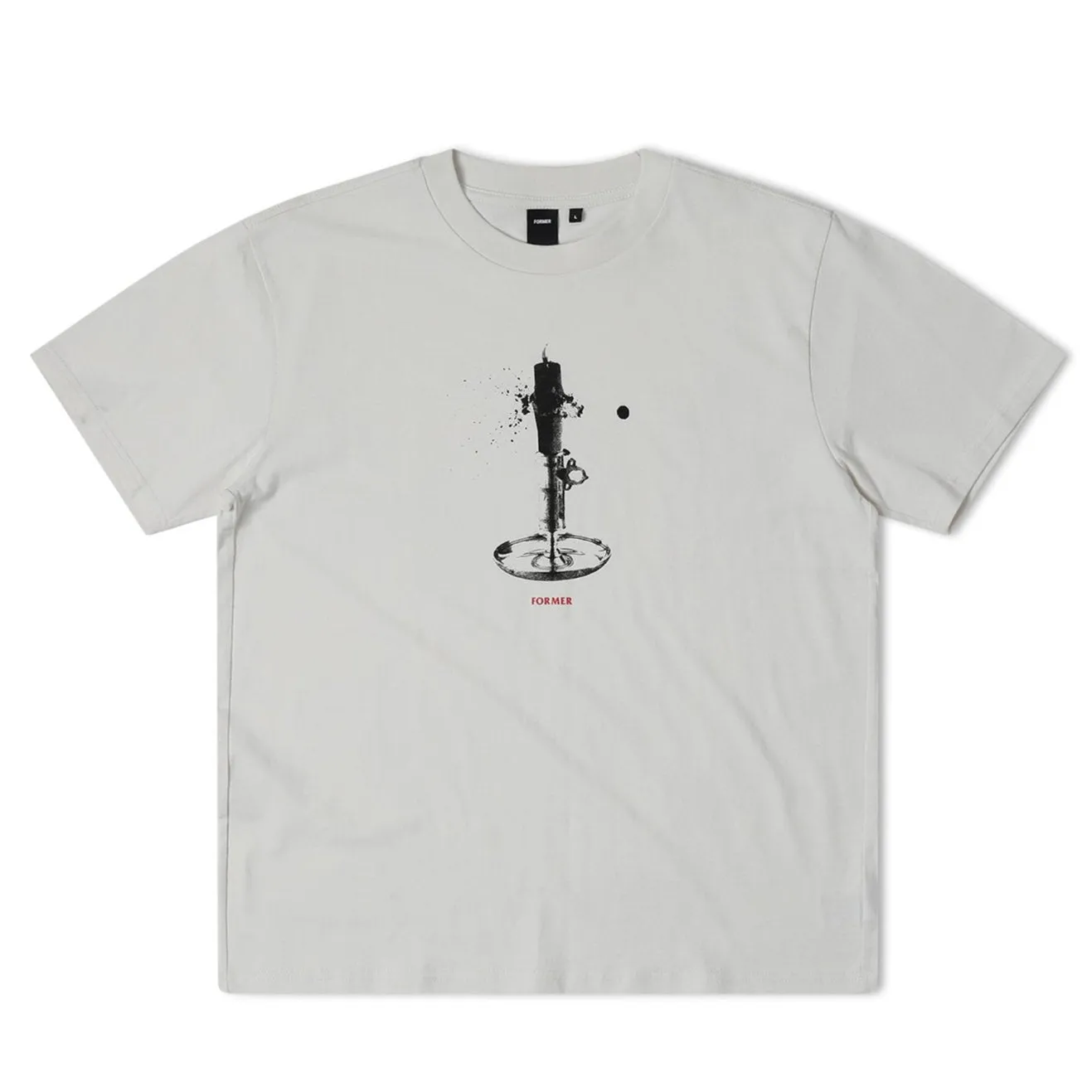 FORMER BLACKOUT OVERSIZED T-SHIRT BONE