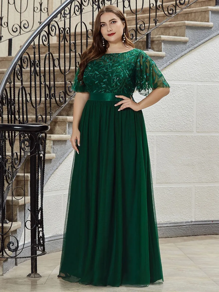 Georgia flutter sleeve evening dress in black s14 Express NZ wide