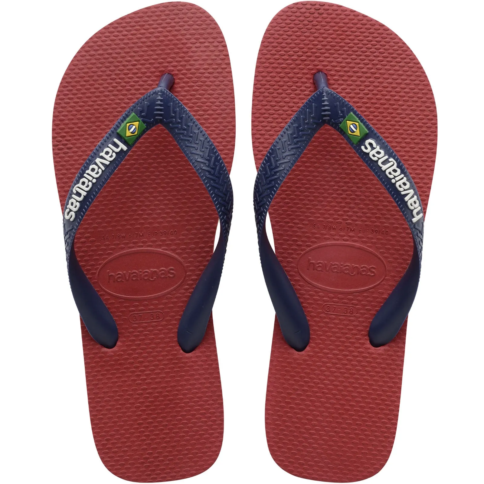 Havaianas Brasil Logo Flip Flops
