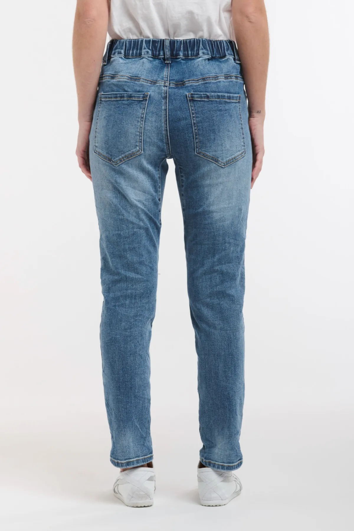 Italian Star Emma Stretch Jeans Light Wash