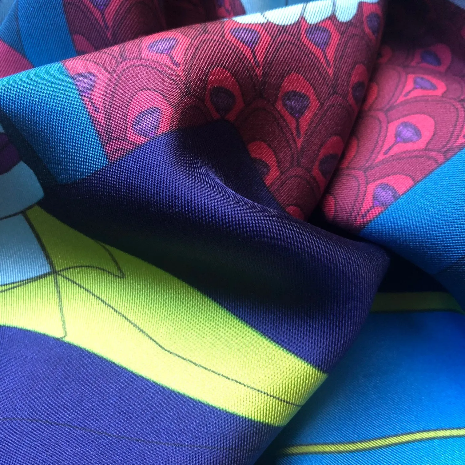 Loneliness | Silk Scarf 90cm