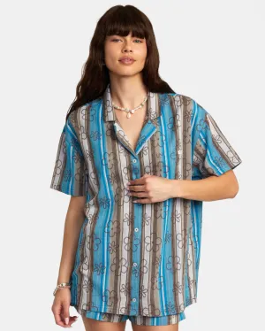 Luna Coverup Dress - Blue Danube