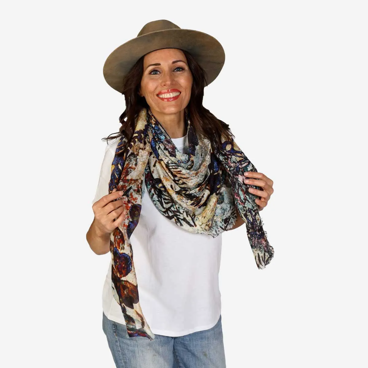 Luxembourg Gardens Silk Modal Scarf