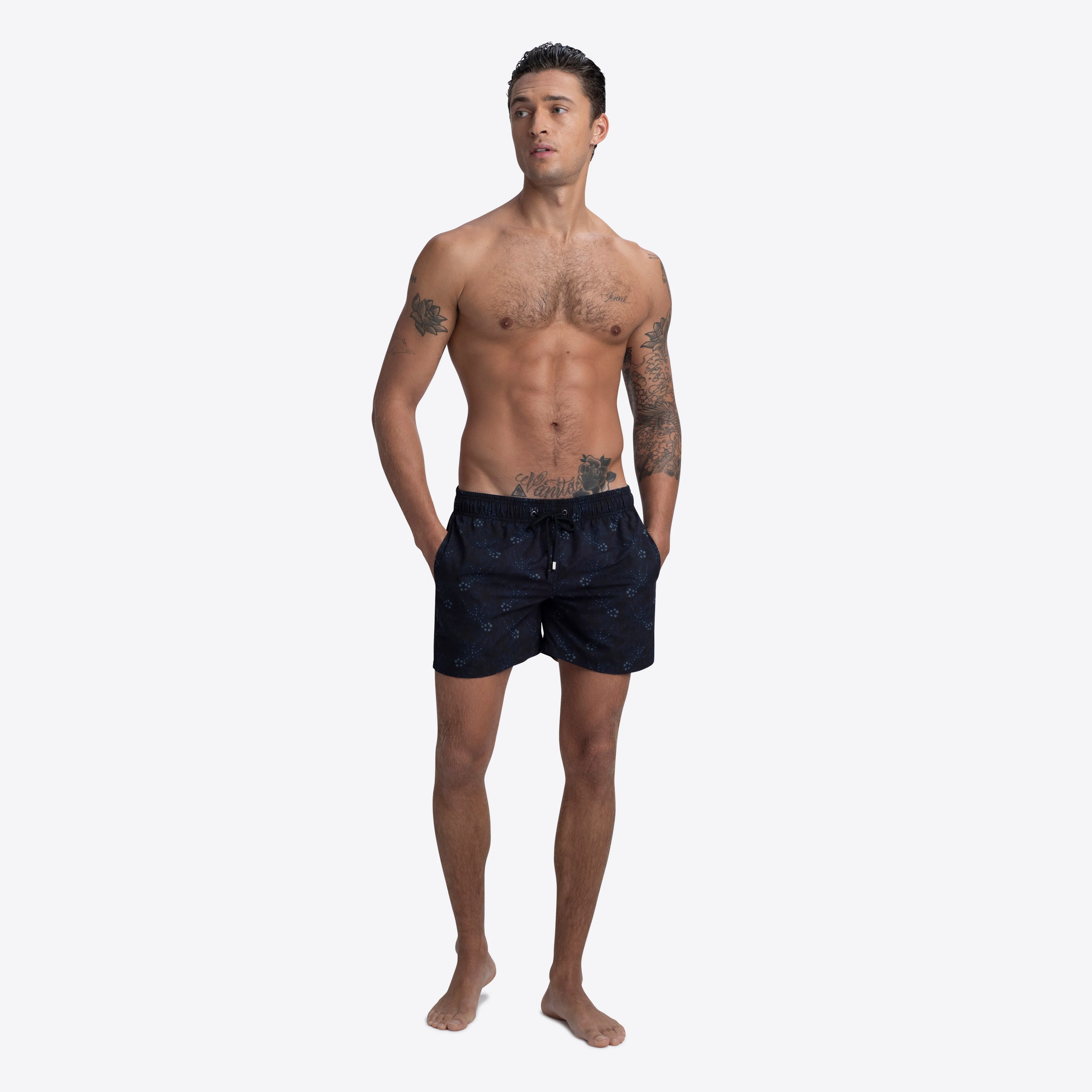 MAX Abstract Print Swim Trunks