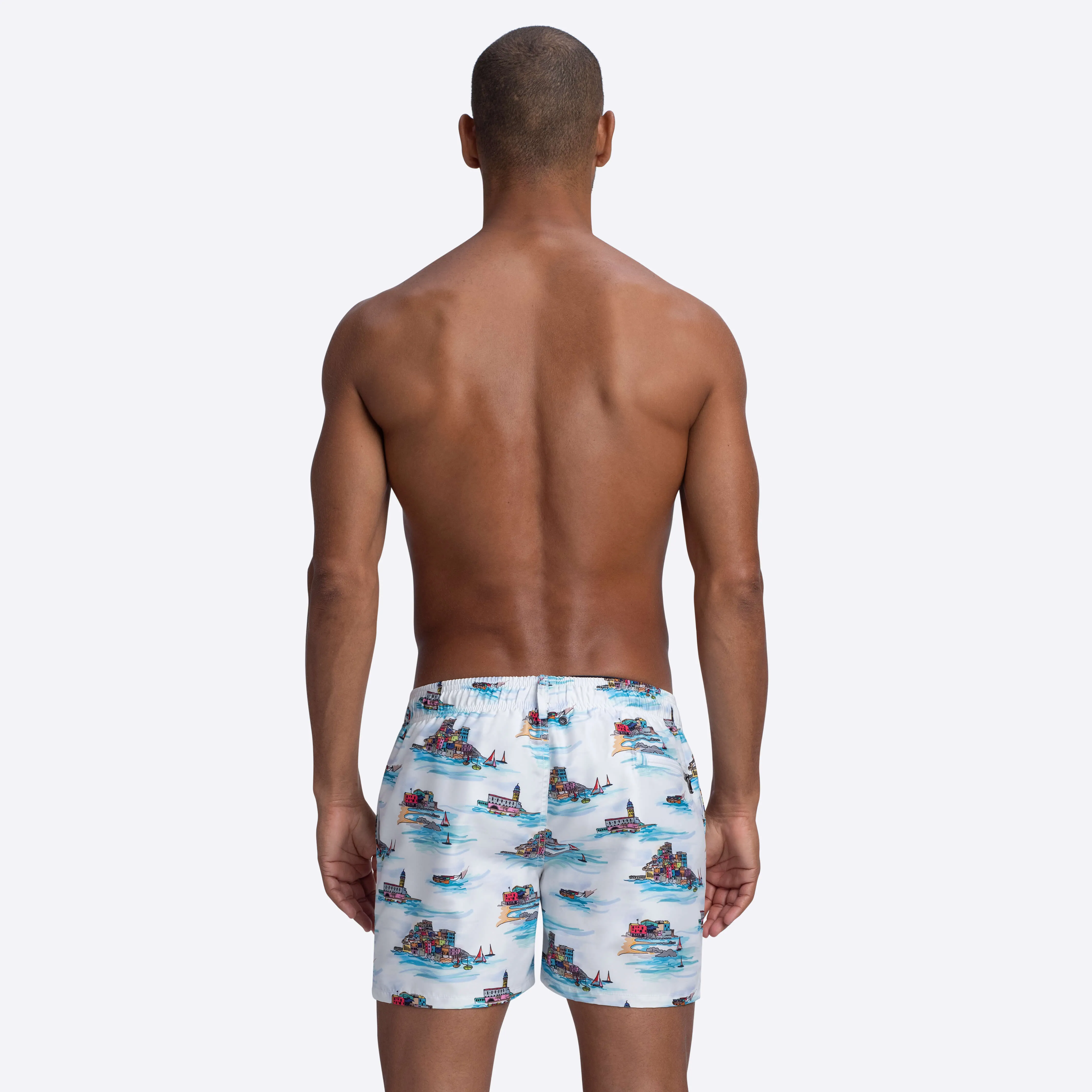 MAX Scenic Print Swim Trunks