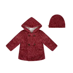 MELANGE YARN JACKET -Magenta