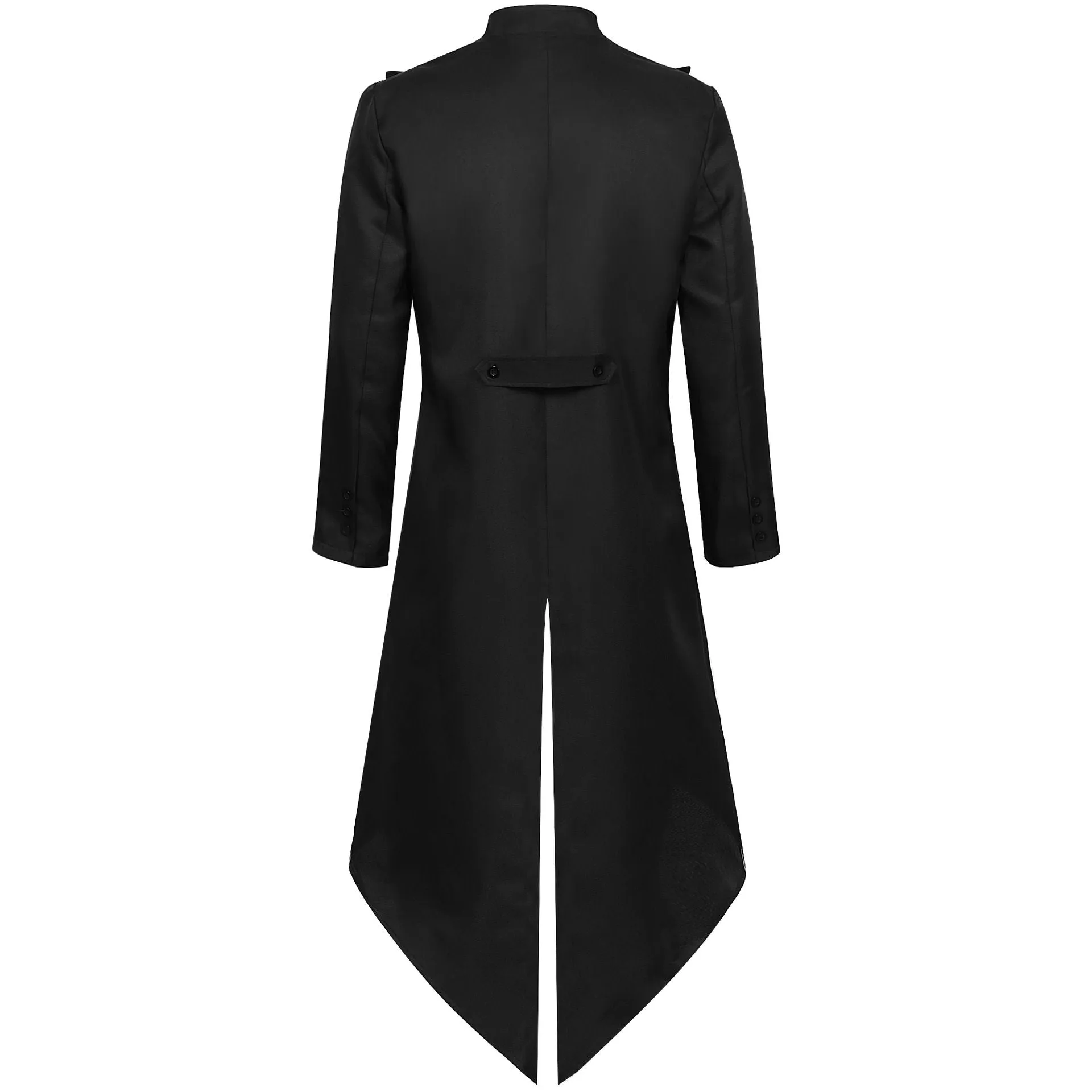 Men Gothic Clothing Steampunk Jacket Medieval Victorian Coat Halloween Costume