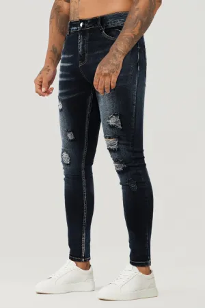 Men's Vintage Skinny Jean - Dark Blue