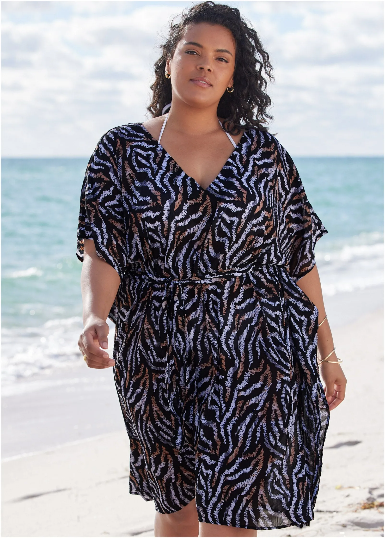 Midi Caftan Cover-Up - Hear Me Roar
