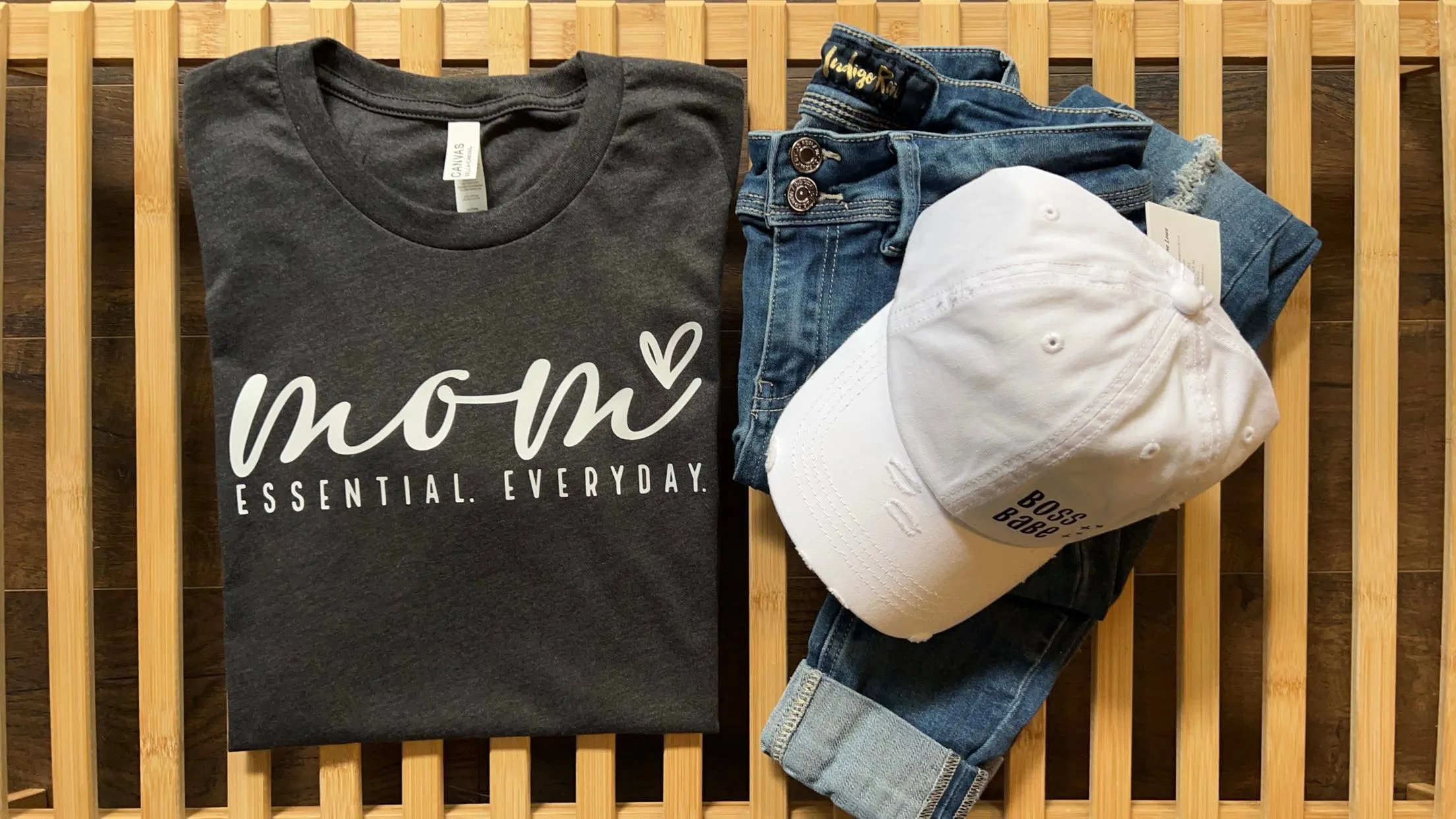 Mom Essential Every Day Women’s T-Shirt or Crewneck Sweater