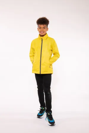 Origin Mini Packable Waterproof Kids Jacket - Yellow