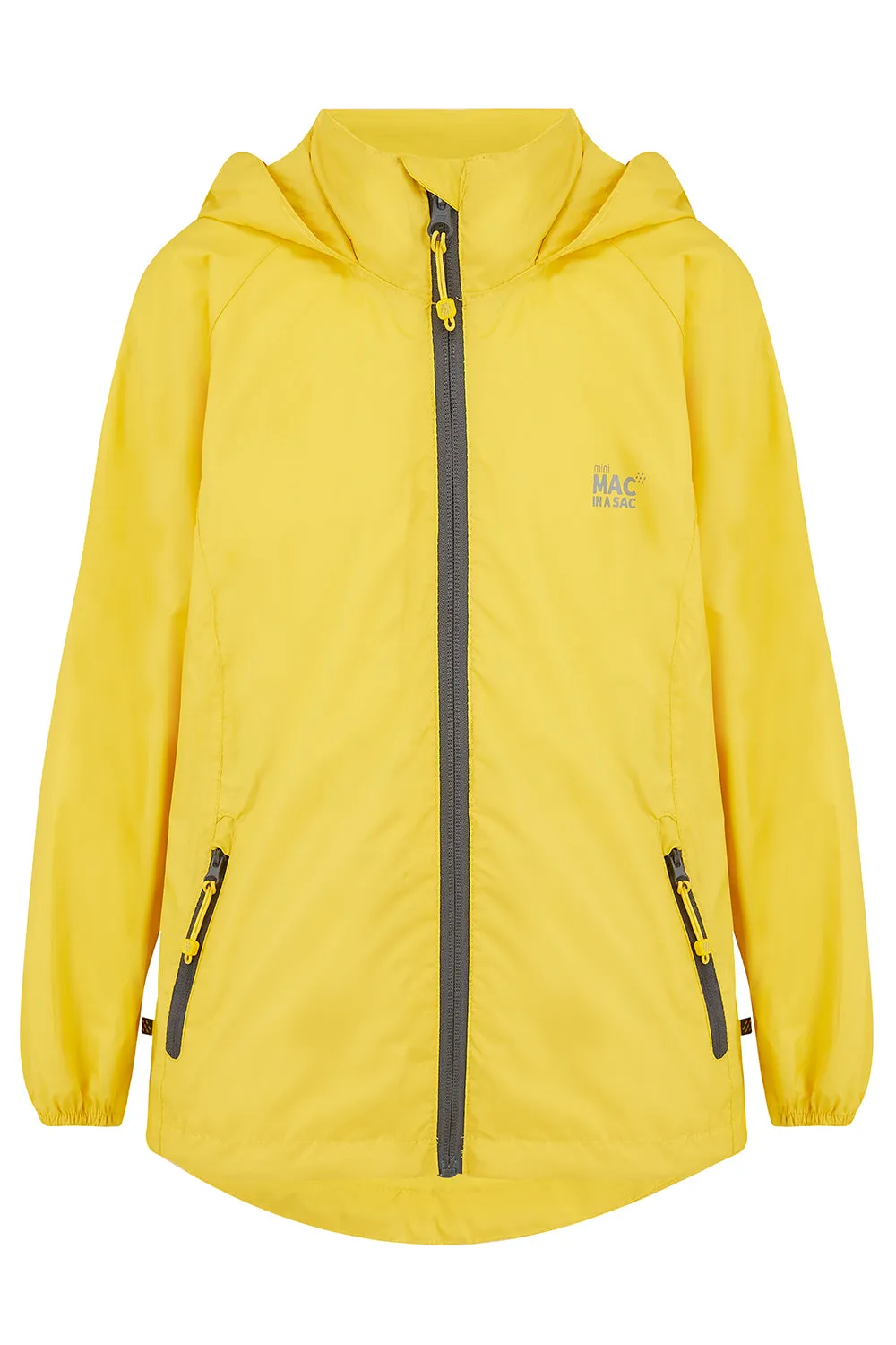Origin Mini Packable Waterproof Kids Jacket - Yellow