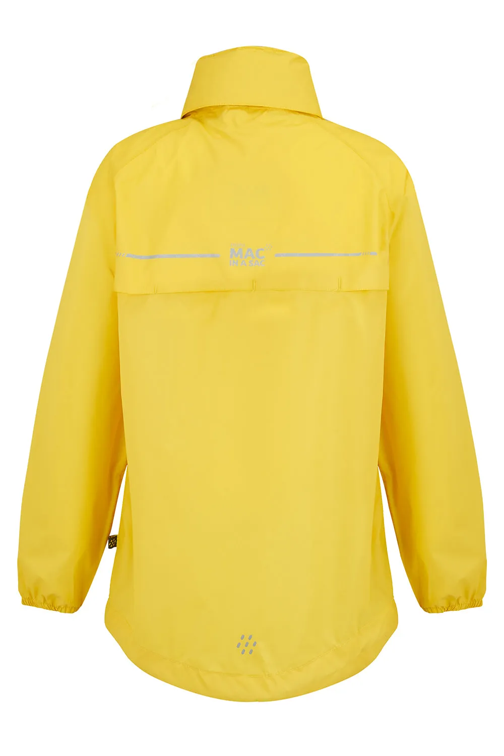 Origin Mini Packable Waterproof Kids Jacket - Yellow