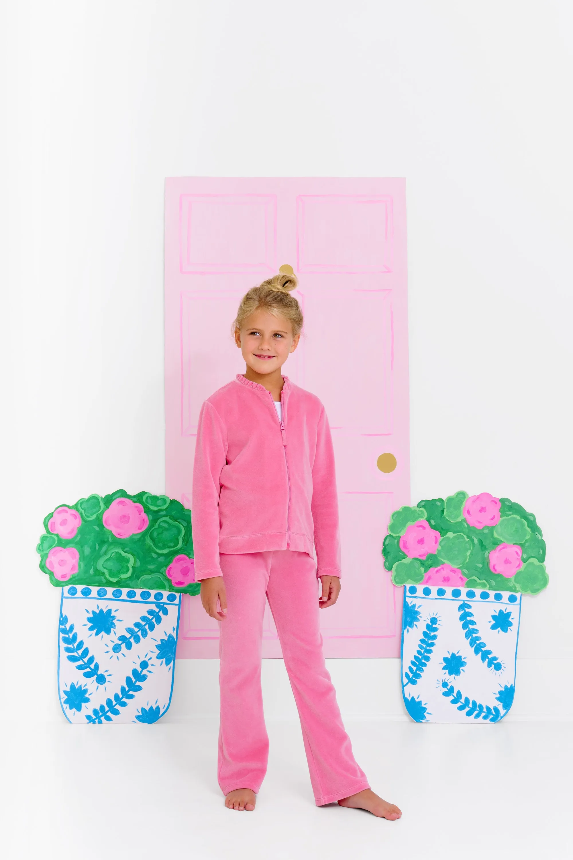 Patty Pants (Velour) - Romany Rose