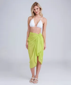 San Remo Sarong - Lime