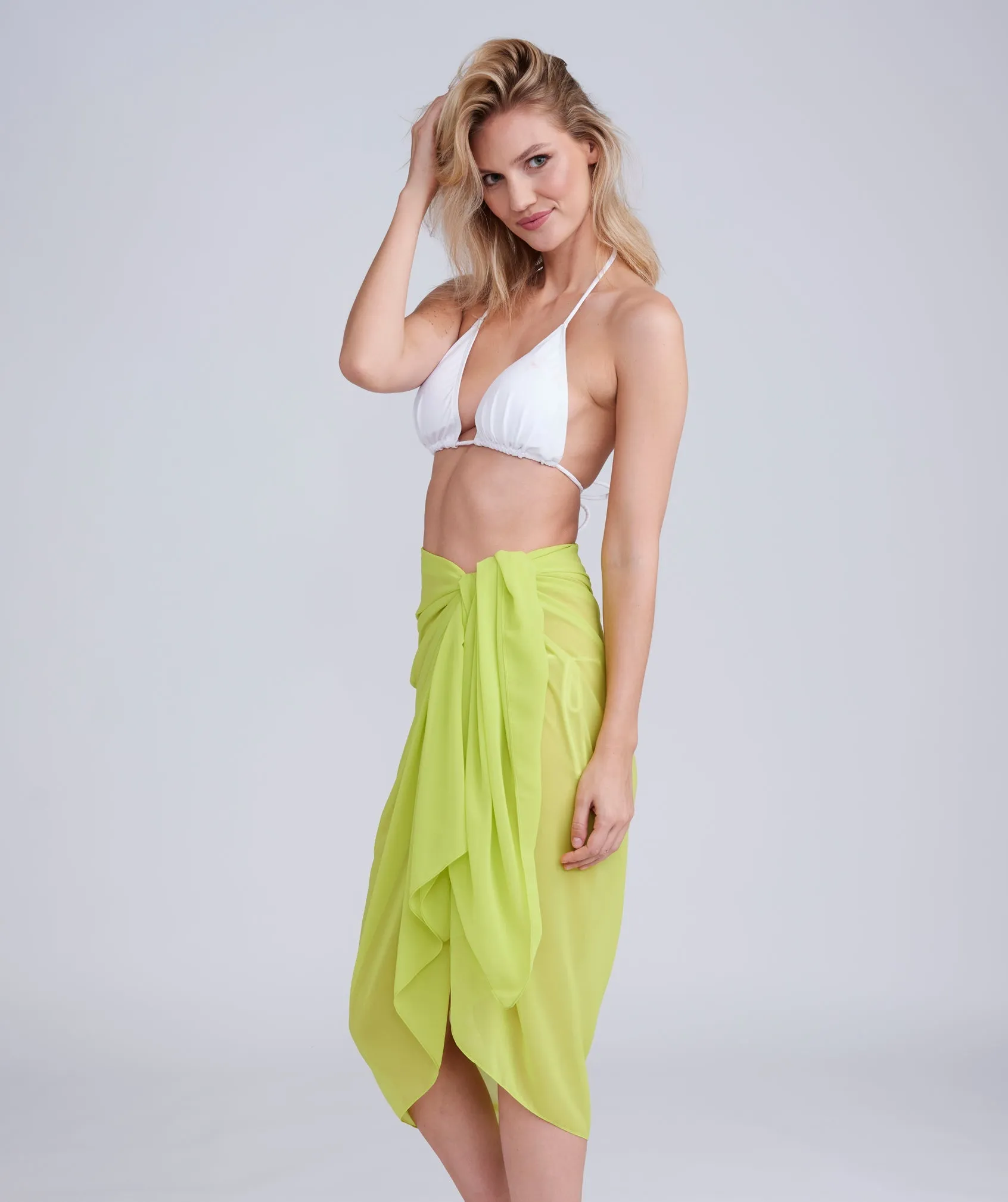 San Remo Sarong - Lime