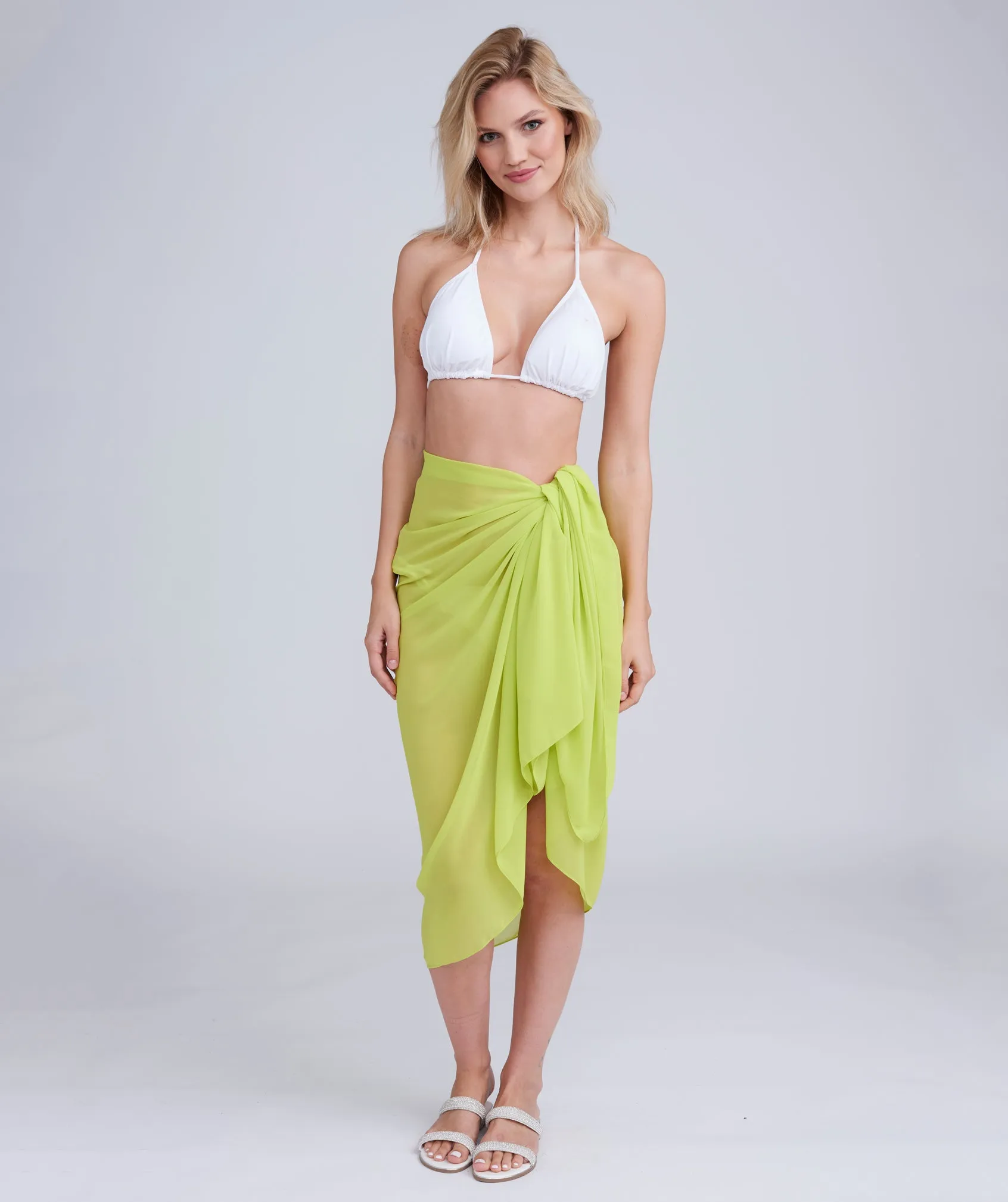 San Remo Sarong - Lime