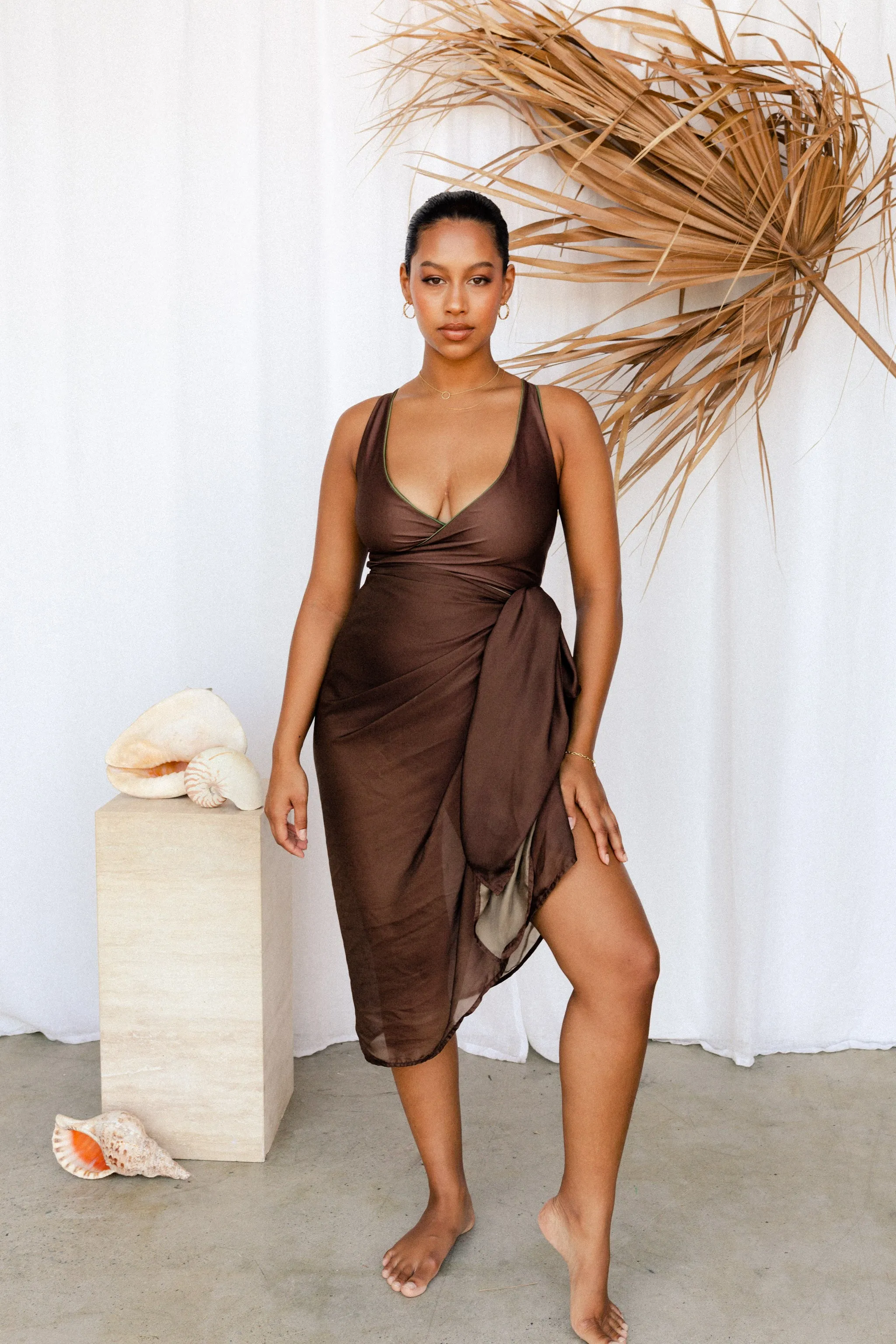 Sarong - Tea Tree Brown
