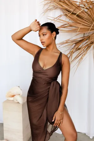 Sarong - Tea Tree Brown