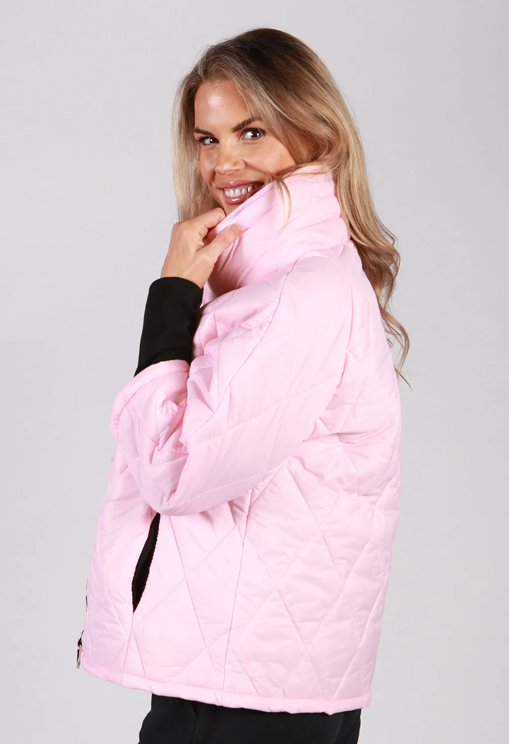 Soft Baby Pink Quilted Jacket