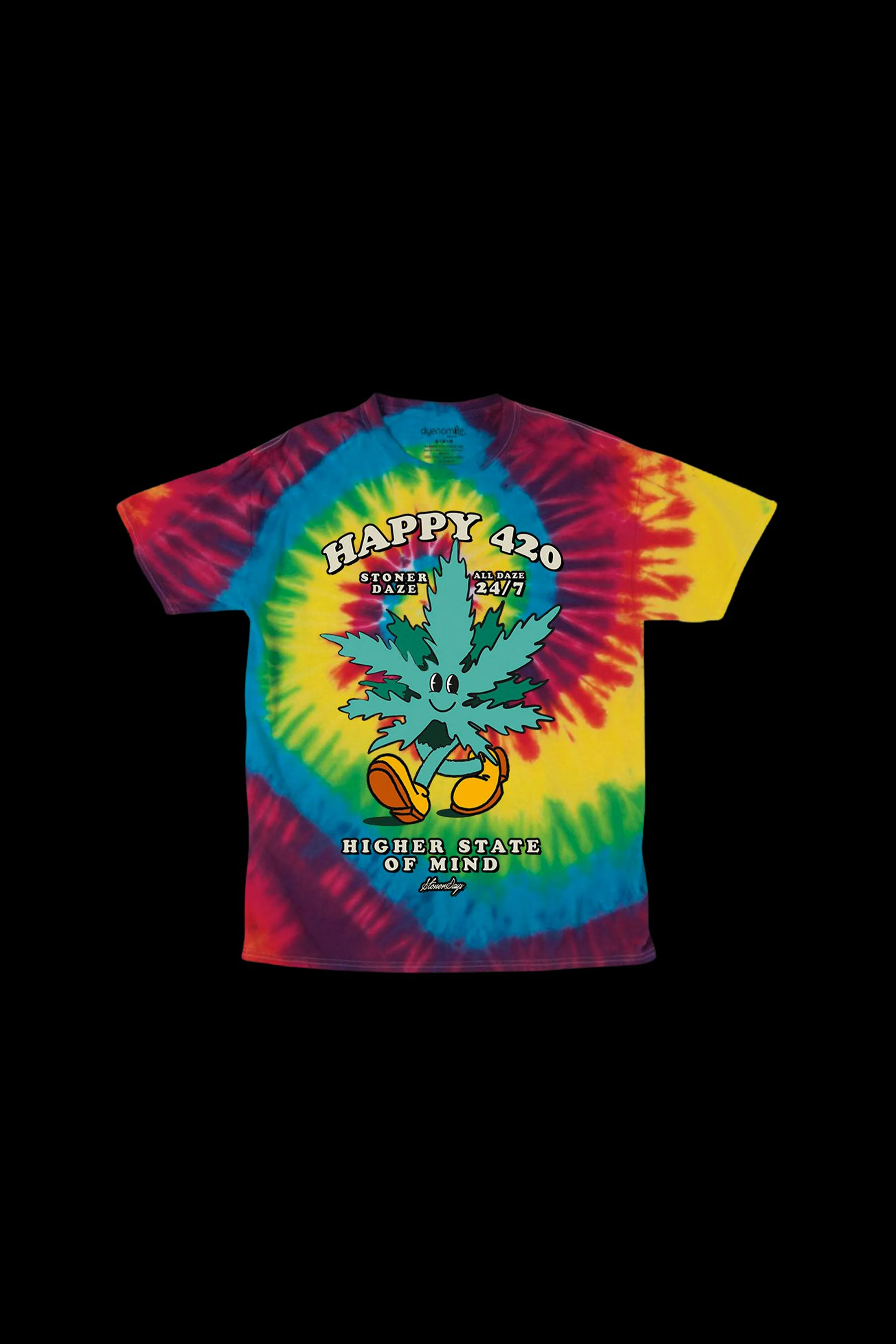 StonerDays Happy 420 Tie Dye T-Shirt