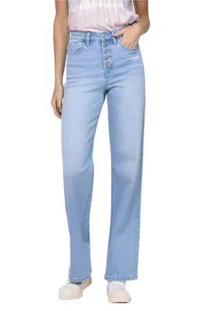 Stretch 90s Loose Blue Jeans