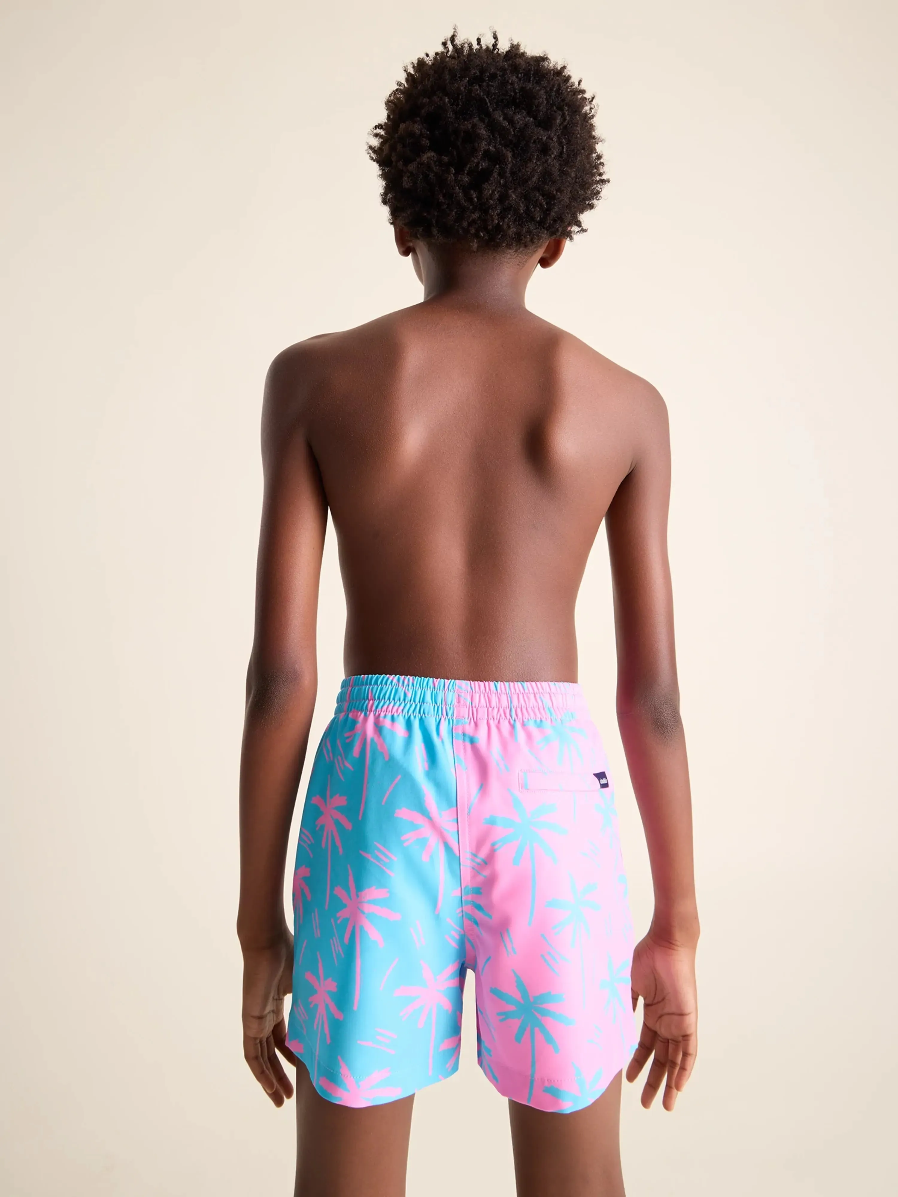 The Prince of Prints (Boys Lined Classic Swim Trunk- Shorter)
