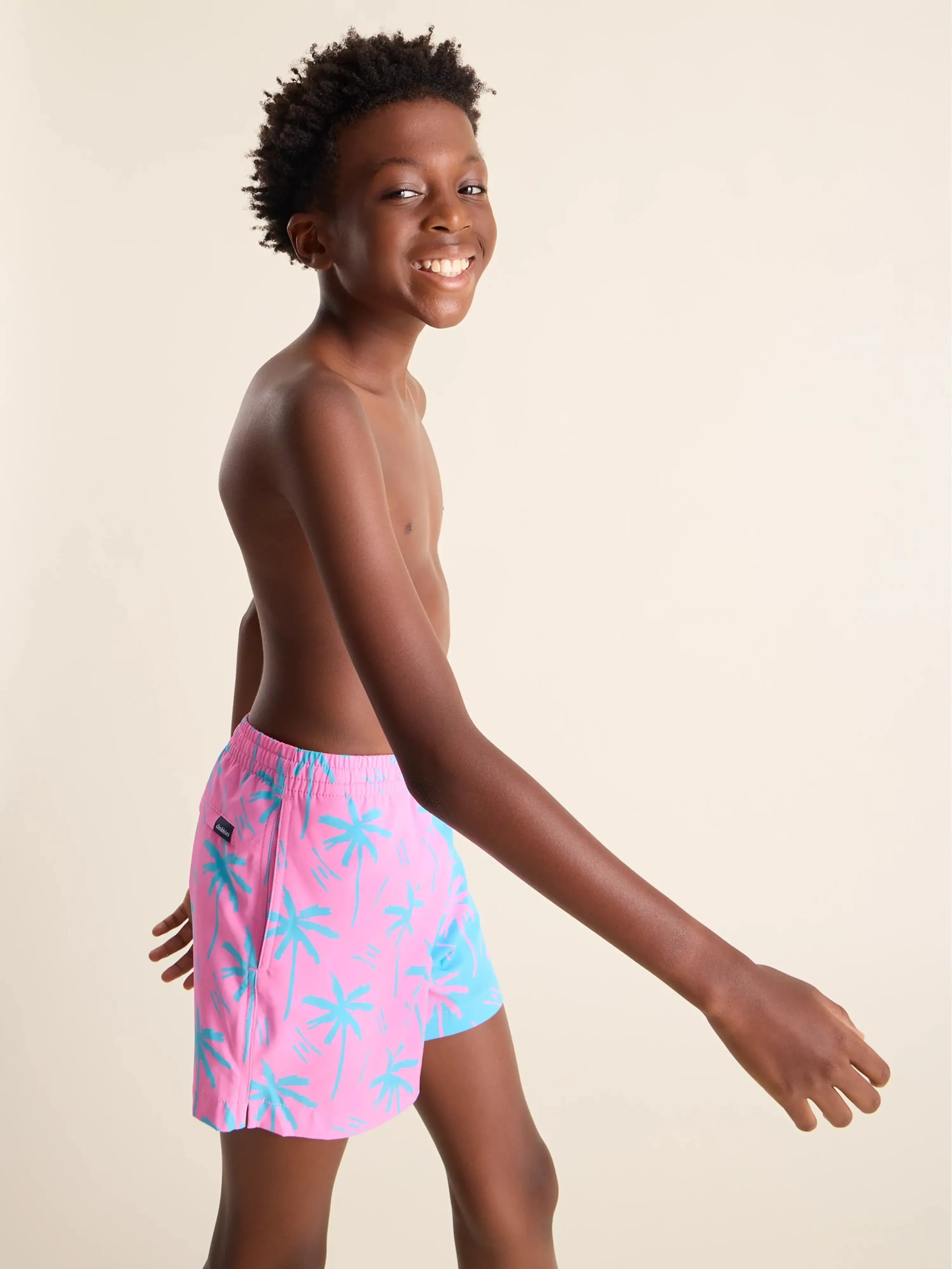 The Prince of Prints (Boys Lined Classic Swim Trunk- Shorter)