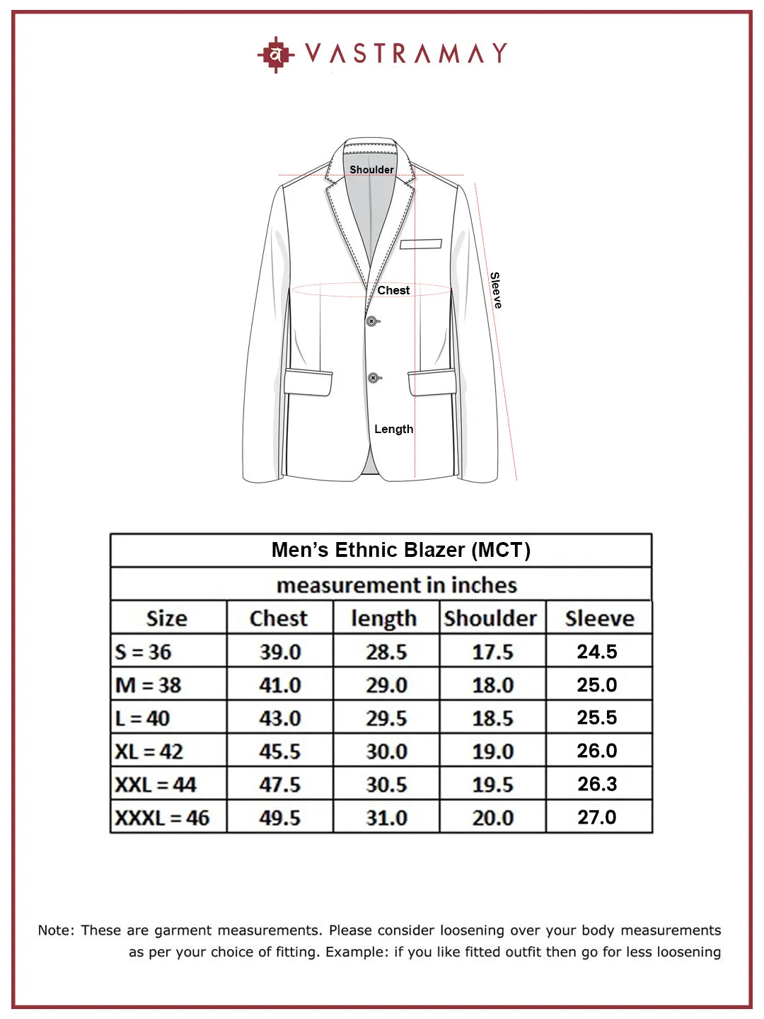 VASTRAMAY Men's Grey Velvet Blazer