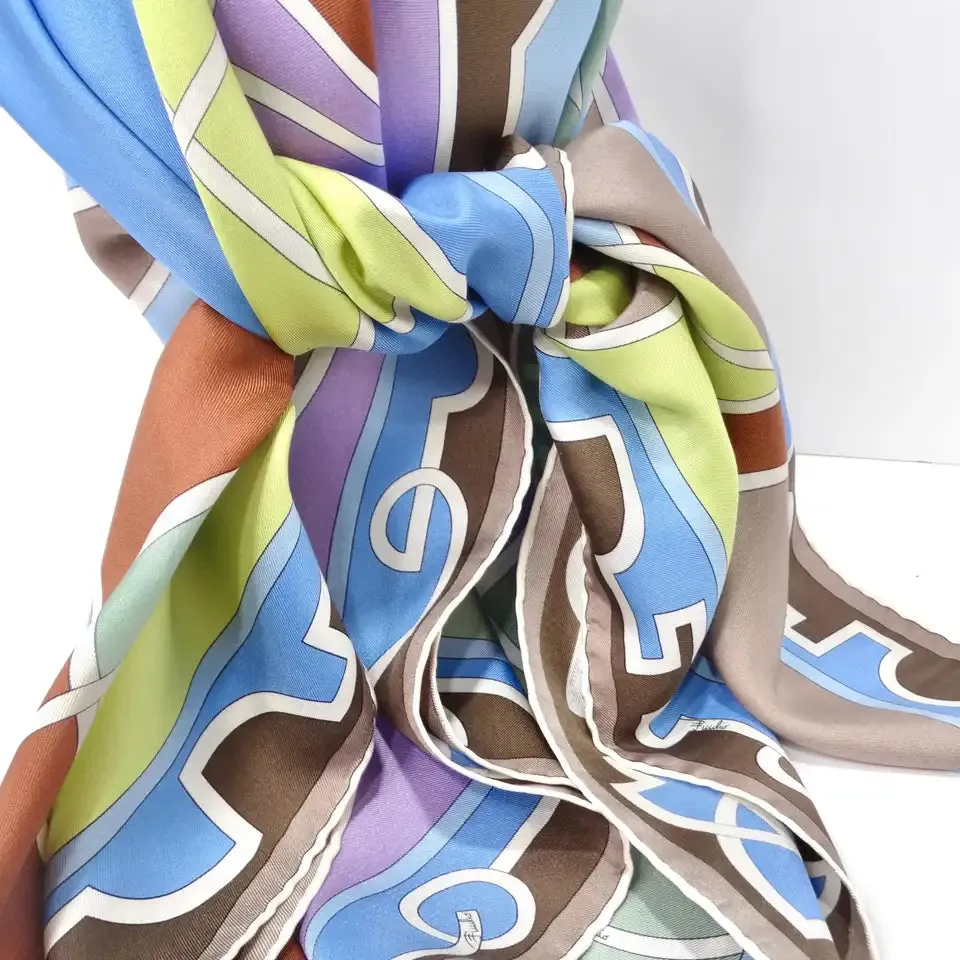 Vintage Pucci Silk Printed Scarf