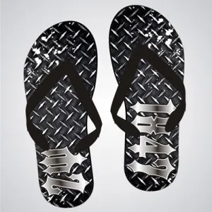 Zeta Psi Diamond Plate Flip-Flops - SBL100 - SUB